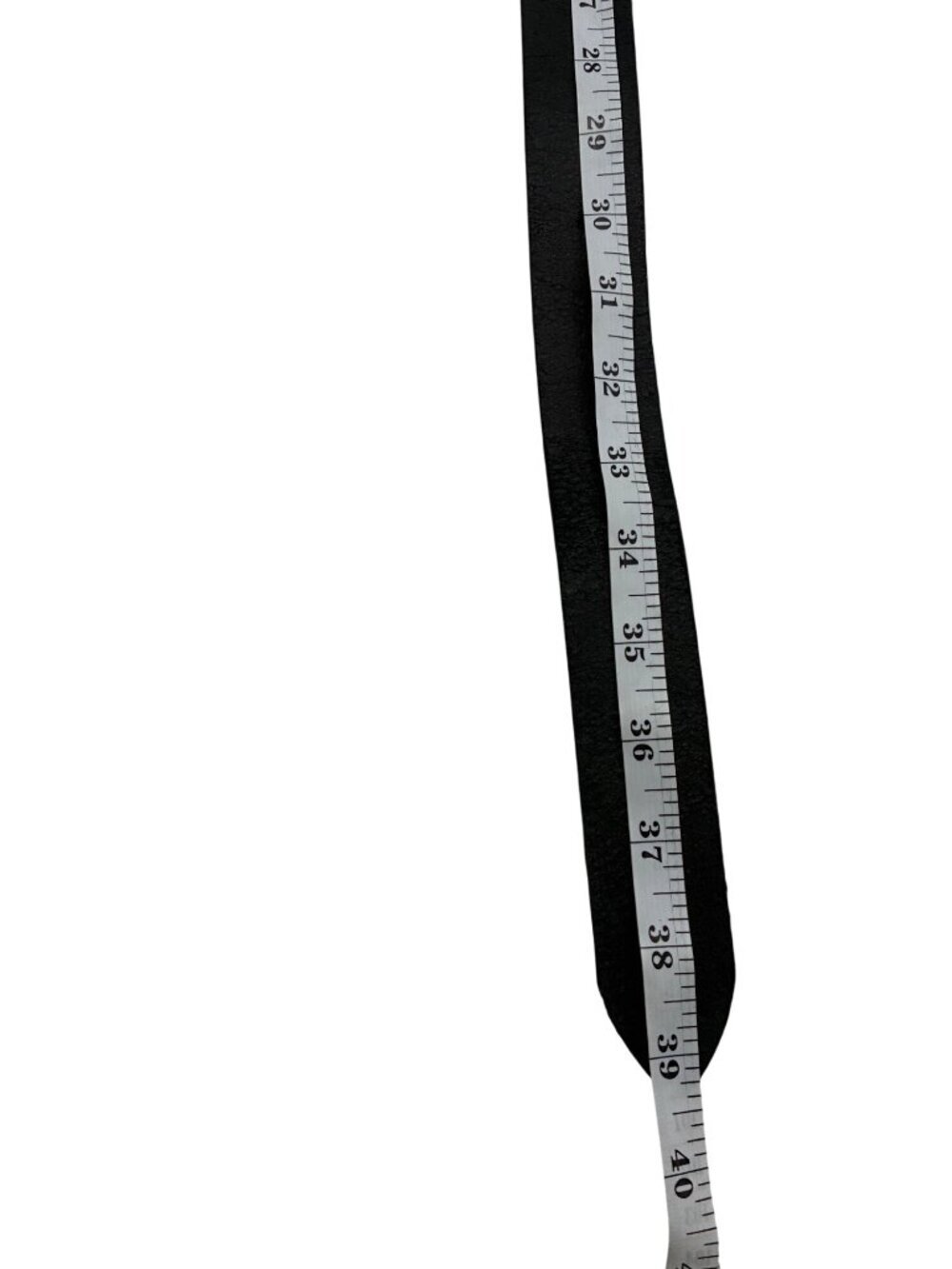 Emporio Armani Black cow split Leather Belt With Polished Buckle 1.5 Inches Wide - Picture 9 of 9